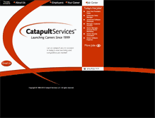 Tablet Screenshot of catapultservices.com